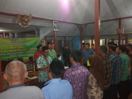 SOSIALISASI DAN PEMBENTUKAN PANITIA PEMILIHAN PILKADES