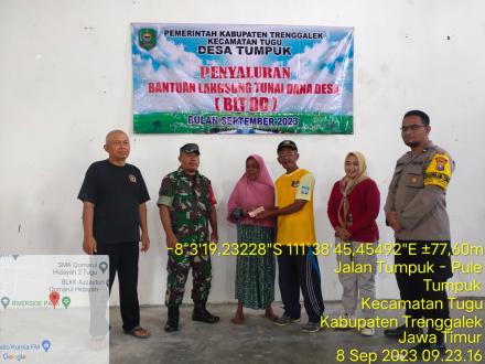 Penyaluran BLT DD bulan September 2023